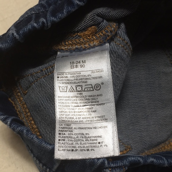 18-24m (4/$20) Stretch Denim Jeggings by Gap - Picture 9 of 16